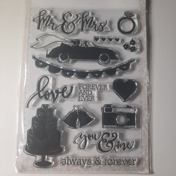 Echo Park Paper Company Mr & Mrs Stamp - Picture 3 of 8